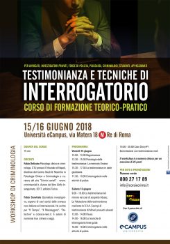 Come funziona la testimonianza? Quali sono le tecniche di interrogatorio? Ve lo spiega Nerocrime