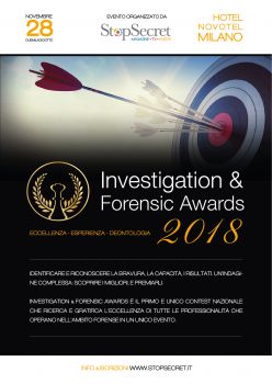 Al via la seconda edizione degli Investigation & Forensic Awards