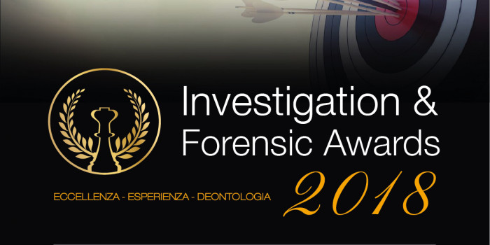 Al via la seconda edizione degli Investigation & Forensic Awards