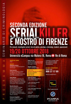 Il punto su serial killer e Mostro di Firenze nel nuovo seminario Nerocrime