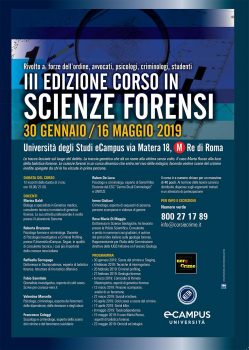 Il corso in Scienze Forensi di Nerocrime è da non perdere